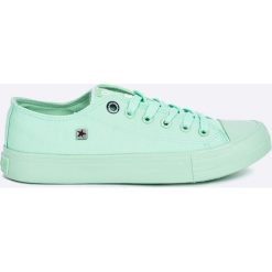 Big Star - Trampki. Zielone trampki i tenisówki damskie marki BIG STAR, z gumy, na sznurówki. Za 89,90 zł.