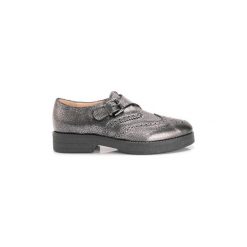 Derby Liu Jo S65077 P0225 / Monk Strap Dalida. Szare półbuty damskie Liu Jo, bez wzorów, bez obcasa, bez zapięcia. Za 199,00 zł.