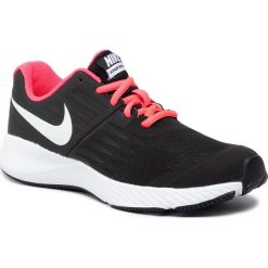 Buty NIKE - Star Runner (Gs) 907257 602 Black/White/Volt/Racer Pink. Czarne buty sportowe damskie Nike, bez wzorów, z tworzywa sztucznego, sportowe, do biegania. W wyprzedaży za 149,00 zł.