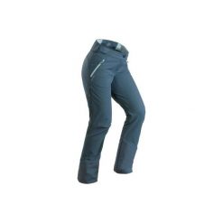 Spodnie turystyczne SH520 x-warm damskie. Szare spodnie damskie QUECHUA, l, z elastanu. Za 229,99 zł.