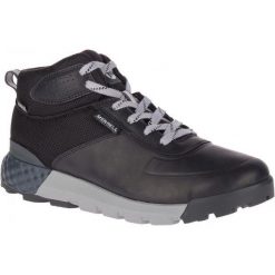Merrell Buty Trekkingowe Męskie Convoy Mid Polar Wtpf Ac+ Black 8,5 (43). Czarne buty zimowe sportowe męskie Merrell, na zimę, z polaru, bez zapięcia. W wyprzedaży za 345,00 zł.