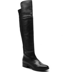 Muszkieterki GEOX - D Felicity G D84G1G 085JZ C9999 Black. Czarne kozaki damskie Geox, ze skóry ekologicznej, bez obcasa, na obcasie, bez zapięcia. W wyprzedaży za 469,00 zł.