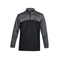 Bluzy męskie: Under Armour Bluza męska Fleece 1/4 Zip czarna szara r. XXL (1286334-002)