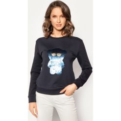 Bluza Emporio Armani 3H2M6Q 2JVTZ 0922. Niebieskie bluzy damskie Emporio Armani, m, bez wzorów, z bawełny, bez rękawów, bez kaptura. W wyprzedaży za 489,00 zł.