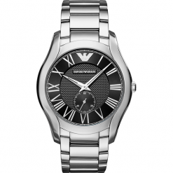 Zegarek EMPORIO ARMANI - Valente AR11086 Silver/Silver. Szare zegarki męskie Emporio Armani. W wyprzedaży za 679,00 zł.