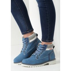 Granatowe Traperki Winter Lady. Niebieskie buty zimowe damskie vices. Za 109,99 zł.