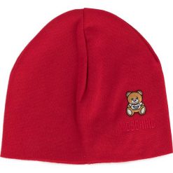 Czapka MOSCHINO - 65161 M2096 007. Czerwone czapki damskie MOSCHINO, z wełny. Za 349,00 zł.