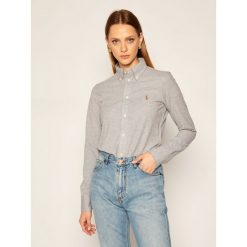 Koszula Polo Ralph Lauren Lsl 211664427021. Szare koszulki damskie polo Polo Ralph Lauren, s, bez wzorów, bez rękawów. Za 549,00 zł.