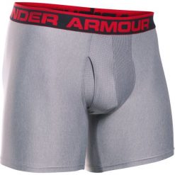 Bokserki męskie: Under Armour Bokserki The Original 6″ Boxerjock True Gray Heather Red S