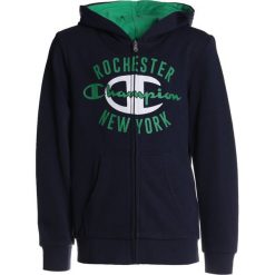 Champion HOODED FULL ZIP Bluza z kapturem bli/elg. Niebieskie bluzy chłopięce marki Champion, z bawełny, z kapturem. Za 129,00 zł.