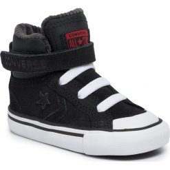 Sneakersy CONVERSE - Pro Blaze Strap Hi 765281C Black/Enamel Red/White. Czarne trampki chłopięce Converse, ze skóry. W wyprzedaży za 159,00 zł.