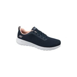 Buty Skechers Go Walk Joy 15641-NVPK. Trampki i tenisówki damskie Skechers, bez wzorów, bez zapięcia. Za 199,99 zł.