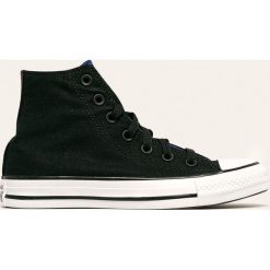 Converse - Trampki. Czarne trampki i tenisówki damskie Converse, bez wzorów, z gumy, na sznurówki. W wyprzedaży za 239,90 zł.
