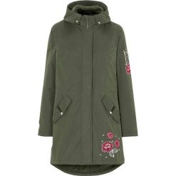 Cellbes Kurtka khaki female zielony 38/40. Zielone kurtki damskie Cellbes, z haftami, z weluru, bez kaptura. W wyprzedaży za 209,00 zł.