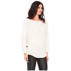 Swetry damskie: La Belle Parisienne Sweter Damski Caroline L Kremowy