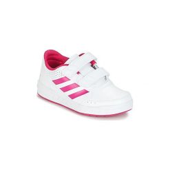 Buty Dziecko adidas ALTASPORT CF K. Białe trampki dziewczęce Adidas, bez wzorów, bez zapięcia. Za 119,20 zł.