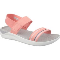Crocs LiteRide Sandal 205106-6KP 37/38 Pomarańczowe. Pomarańczowe klapki damskie Crocs, bez wzorów, z tkaniny, sportowe, bez obcasa, bez zapięcia. W wyprzedaży za 179,99 zł.