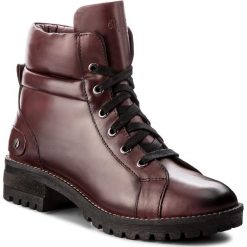 Trapery PEPE JEANS - Hellen Laces PLS50300 Burgundy 299. Czerwone buty zimowe damskie Pepe Jeans, z jeansu. W wyprzedaży za 289,00 zł.