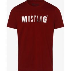 Mustang - T-shirt męski, czerwony. Czerwone t-shirty męskie Mustang, s, z napisami, z bawełny, bez kołnierzyka. Za 69,95 zł.