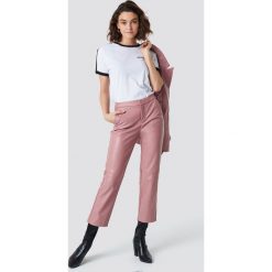 Spodnie damskie: NA-KD Trend Spodnie PU - Pink