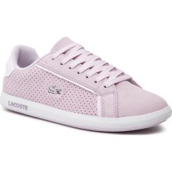 Tenisówki LACOSTE - Graduate 119 4 Sfa 7-37SFA0033210 Purp/Wht. Różowe półbuty damskie Lacoste, bez wzorów, z zamszu, bez zapięcia. Za 369,99 zł.