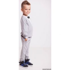 Dresy chłopięce: Spodnie dresowe eleganckie szare