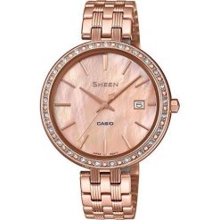 CASIO Sheen SHE-4052PG-4AUEF. Białe zegarki damskie CASIO. W wyprzedaży za 410,00 zł.
