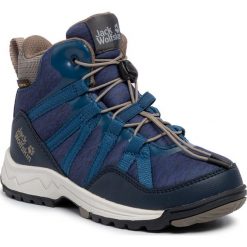 Trekkingi JACK WOLFSKIN - Thunderbolt Texapore Mid K 4036061 Blue/Phantom. Niebieskie śniegowce chłopięce Jack Wolfskin, bez zapięcia. Za 329,00 zł.