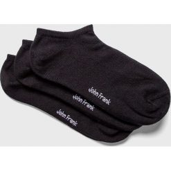 John Frank - Skarpetki (3 pack). Białe skarpetki damskie John Frank, bez wzorów, z elastanu. Za 29,90 zł.