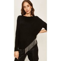 Liu Jo - Sweter. Czarne swetry damskie Liu Jo, s, z aplikacjami, z jedwabiu, bez rękawów, bez kaptura. Za 699,90 zł.