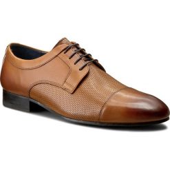 Półbuty JOOP! - Itanos 4140003399 Cognac 703. Brązowe buty wizytowe męskie marki JOOP!, ze skóry, na sznurówki. W wyprzedaży za 479,00 zł.