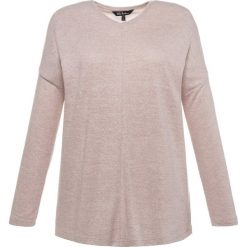 Kardigany damskie: Sweter z dekoltem V, z cienkiej dzianiny