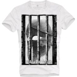 T-shirt męski UNDERWORLD Fear is a prison. Białe t-shirty męskie Underworld, xl, bez wzorów, z bawełny, bez kołnierzyka. Za 69,99 zł.