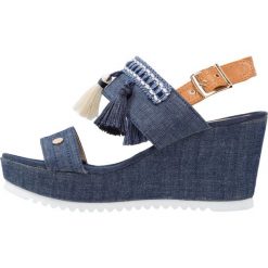 Rzymianki damskie: Cassis côte d’azur BALI Sandały na platformie jeans