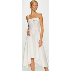 Miss Sixty - Sukienka. Szare sukienki na komunię marki Miss Sixty, na co dzień, l, z bawełny, casualowe, midi, rozkloszowane. W wyprzedaży za 499,90 zł.