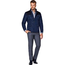 Kurtka Granatowa Foxford. Czarne płaszcze męskie marki LANCERTO, na lato, s, bez wzorów, z tkaniny, eleganckie, bez kaptura. W wyprzedaży za 399,90 zł.
