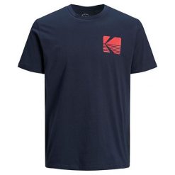 Jack&Jones T-shirt Jorsnap Tee Ss Crew Neck Slim Total Eclipse (rozmiar S). Koszulki męskie Jack&Jones, s, z nadrukiem, bez kołnierzyka. W wyprzedaży za 58,00 zł.