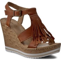 Sandały damskie: Sandały QUAZI – D117 Camel