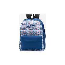 Plecaki Vans Realm BACKPACK. Niebieskie plecaki damskie Vans, bez wzorów. Za 141,32 zł.