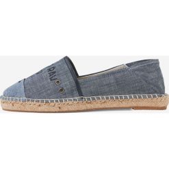 G-Star Raw - Espadryle. Niebieskie espadryle damskie G-Star RAW, bez wzorów, z gumy, bez obcasa, na obcasie. W wyprzedaży za 189,90 zł.