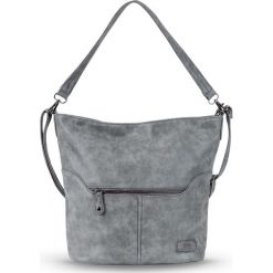 Torebka na ramię "Vintage" bonprix szary. Szare torebki klasyczne damskie marki bonprix, bez wzorów, vintage, na ramię, bez dodatków. Za 119,99 zł.