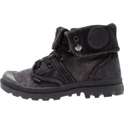 Palladium PALLABROUSE BAGGY Botki sznurowane black metal. Czarne botki damskie sznurowane marki Palladium, z materiału. Za 379,00 zł.