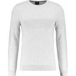 Swetry klasyczne męskie: Burton Menswear London ZIG ZAG CREW Sweter silver