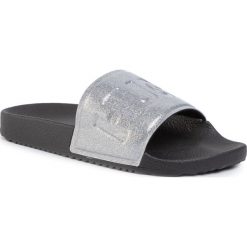 Klapki HUGO - Timeout 50424300 10224055 01 Black 001. Szare klapki damskie HUGO, bez wzorów, z tworzywa sztucznego, bez obcasa. Za 219,00 zł.