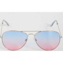 Okulary przeciwsłoneczne z efektem ombre - Wielobarwn. Szare okulary przeciwsłoneczne damskie Sinsay. Za 19,99 zł.