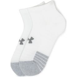 Zestaw 3 par niskich skarpet unisex UNDER ARMOUR - Heatgear Lo Cut Sock 1346753-100 White. Szare skarpetki damskie Under Armour, bez wzorów, z elastanu. W wyprzedaży za 39,00 zł.