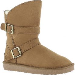 Buty zimowe damskie: Zimowe botki „Camphor” w kolorze jasnobrązowym