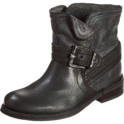 Felmini GREDO Botki kowbojki i motocyklowe targoff/zenia black. Czarne botki damskie marki Felmini, ze skóry, bez obcasa, bez zapięcia. Za 489,00 zł.