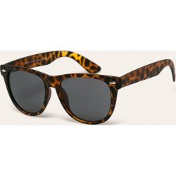 Answear - Okulary RayFlector. Czarne okulary przeciwsłoneczne damskie ANSWEAR. Za 59,90 zł.
