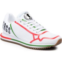 Sneakersy BIKKEMBERGS - Hiram B4BKMX19003 White. Białe sneakersy męskie Bikkembergs, bez zapięcia. W wyprzedaży za 469,00 zł.
